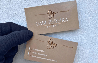 Cartão de visita e tags em Canoas e Região